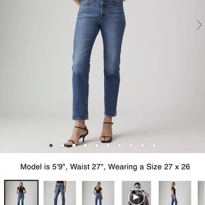 Levi’s WEDGIE STRAIGHT ANKLE WOMEN'S JEANS